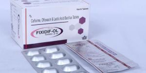 Cefixime, Ofloxacin and Lactic Acid Bacillus Tablets
