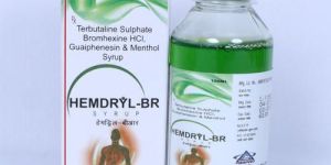 Terbutaline Sulphate Bromhexine HCL, Guaiphenesin and Menthol Syrup