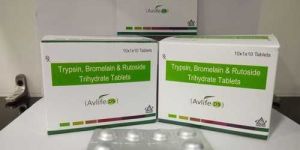 Trypsin, Bromelain and Rutoside Trihydrate Tablets