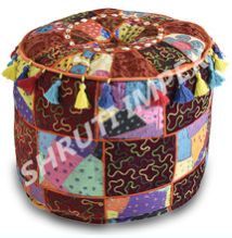Vintage Ottoman Pouf Foot Stool