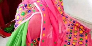 Handloom Cotton Silk Embroidered Saree