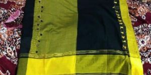 Handloom Soft Cotton Pom Pom Saree