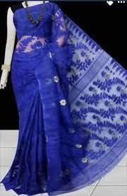 Soft Dhakai Jamdani Saree
