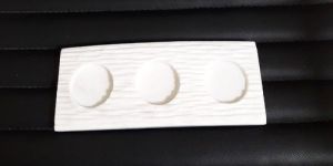 White Marble Candle Holder