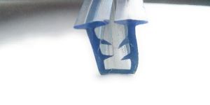Clear Glass PVC Rubber