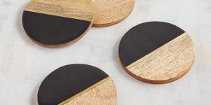 Round Wood Coasters