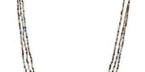 MIX SEMIPRECIOUS STONES FACETED MACHINE CUT ROUNDEL BEADS NECKLACE