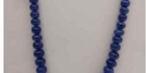 Natural Tanzanite 17 MM Plain Hand Polished Stone Beads Necklace