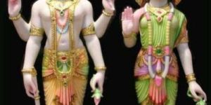 Marble Laxmi Narayan Statue