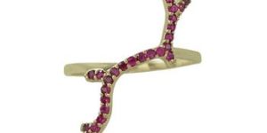 Gold Women Wedding Eternity Band Ring