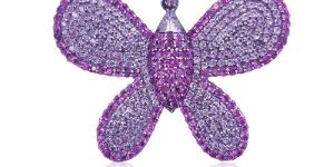 Silver Butterfly Pendant Jewelry