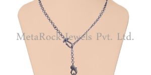 Silver Lobster Clasp Necklace