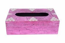PINK TISSUE BOX STONE KASHMIRI BOXS