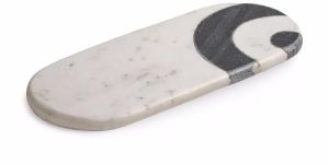 White-Black Marble Cutting Board