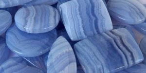 Blue Lace Agate Cabochon Gemstone Stone