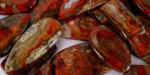 Moroccan Seam Agate Gemstone Cabochon Stone