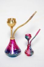 Antique Brass Hookahs