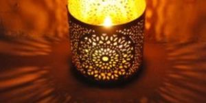 Home Decorative Moroccan Style Candle Holder Candle