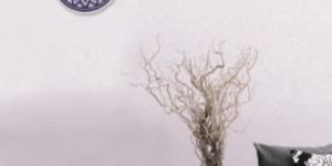 Ceramic Flower Design Ceramic Serving Plate