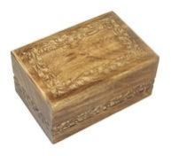 Wood Funeral Urn