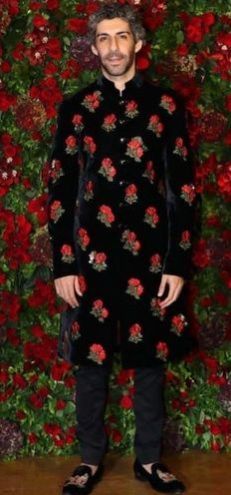 Jim Sarbh Style Black Embroidery Sherwani