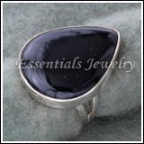 Plain Black Onyx Ring
