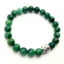 Green Jade Buddha Bracelet