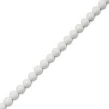 White Agate Beads Strands