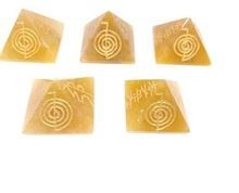 Yellow Aventurine Reiki Pyramids