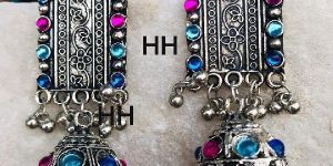 Afghan Designer Long Earrings