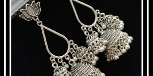 German Silver Triple Jhumki