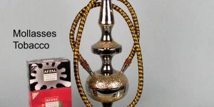 FULL ORIENTAL BRASS HOOKAH SMOKING PIPE