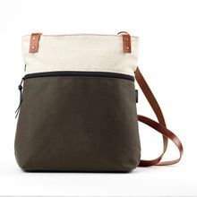 Cotton Canvas Embroidered Fashion Shoulder Messenger Bag