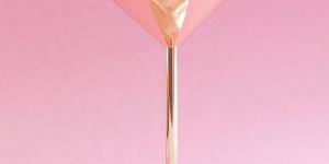 Rose Gold Cocktail Goblet