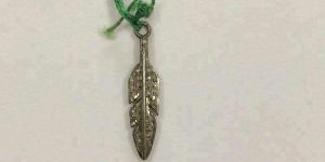 Feather Natural Pave Diamond Charms