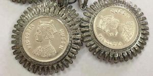 India Coin Natural Diamond Charms