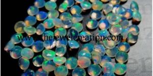 Natural Ethiopian Welo Opal Faceted Round Stone