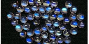 Natural Rainbow Moonstone Round Cabochon