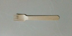 Areca Leaf Wooden Fork