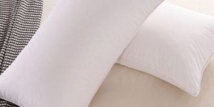White Plain Polyester Ball Fiber Vacuum Pillow