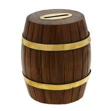 Barrel Shaped Money Cash Box