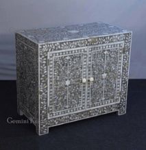 Bone Inlay, Mother Pearl Side Board