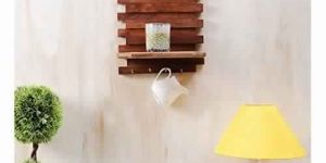 Strips Solid Wooden Floating Wall Shelf