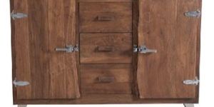 WOOD LIVE EDGE SIDE BOARD