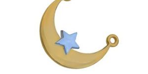 MOON STAR GOLD CONNECTOR JEWELLERY