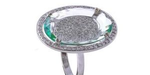 WHITE GOLD AMETHYST RING