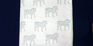 Hand Block Print Baby Wrap Elephant Designs Child Baby Cloth