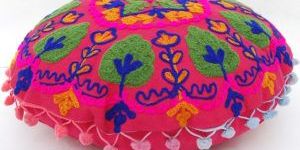 Round Pillow Case India Home Decorative SSTHPEA013