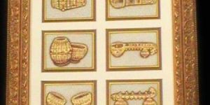 Malvia Framed Tiles (Musical Instruments)
