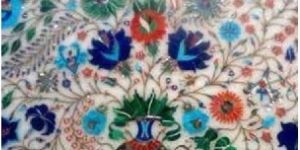 Taj Marble Inlay Plates